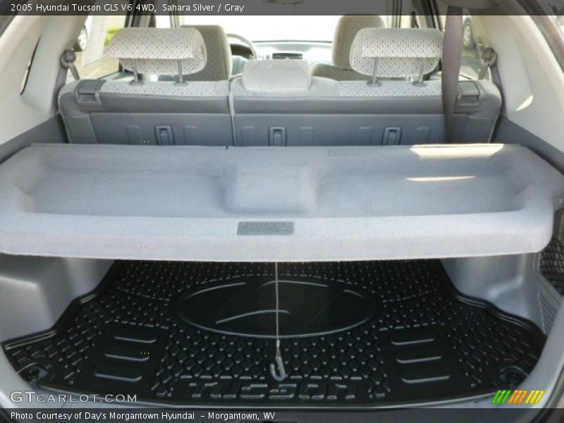 Sahara Silver / Gray 2005 Hyundai Tucson GLS V6 4WD