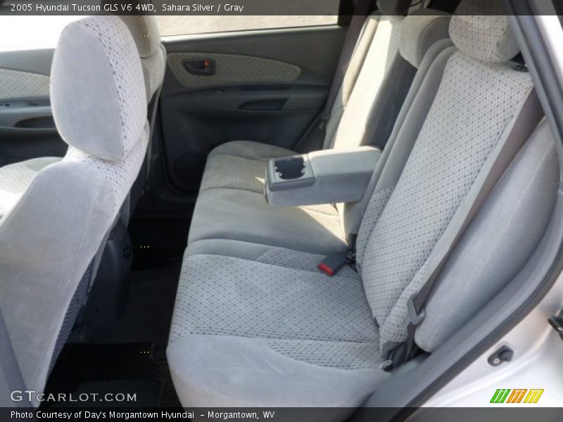 Sahara Silver / Gray 2005 Hyundai Tucson GLS V6 4WD