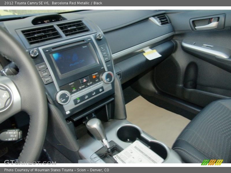 Barcelona Red Metallic / Black 2012 Toyota Camry SE V6