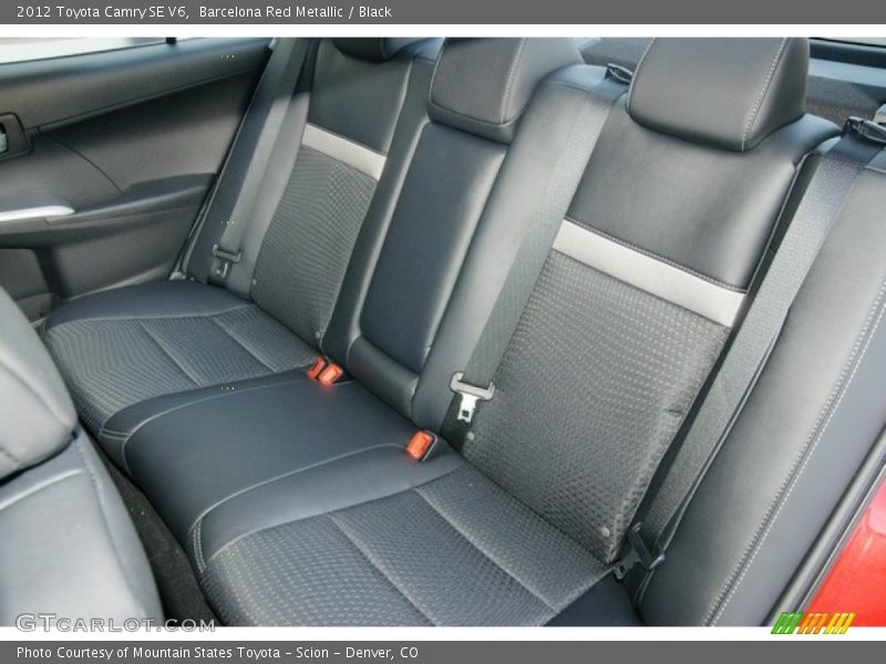 Barcelona Red Metallic / Black 2012 Toyota Camry SE V6