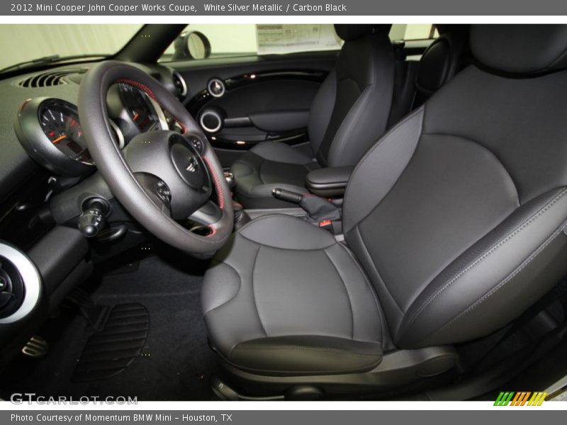 White Silver Metallic / Carbon Black 2012 Mini Cooper John Cooper Works Coupe