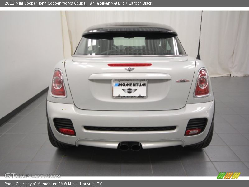 White Silver Metallic / Carbon Black 2012 Mini Cooper John Cooper Works Coupe