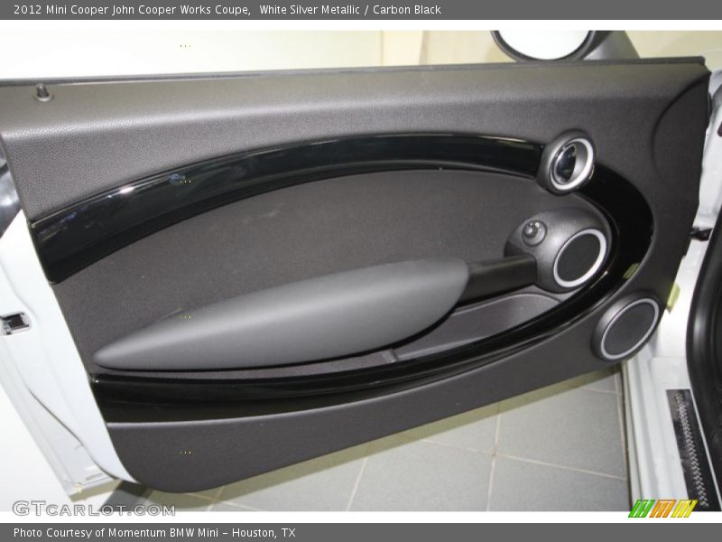 White Silver Metallic / Carbon Black 2012 Mini Cooper John Cooper Works Coupe