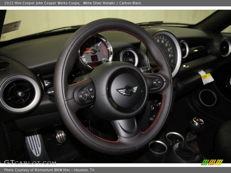 White Silver Metallic / Carbon Black 2012 Mini Cooper John Cooper Works Coupe