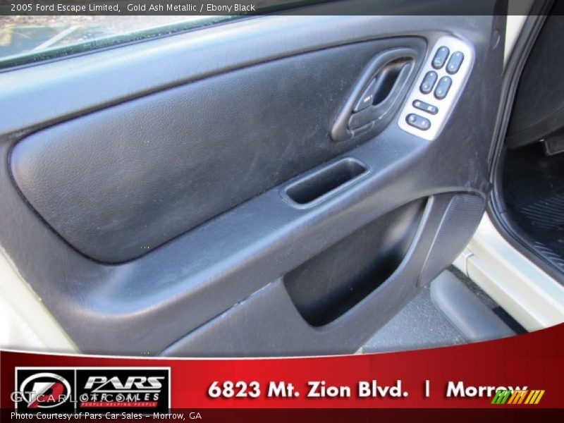 Gold Ash Metallic / Ebony Black 2005 Ford Escape Limited
