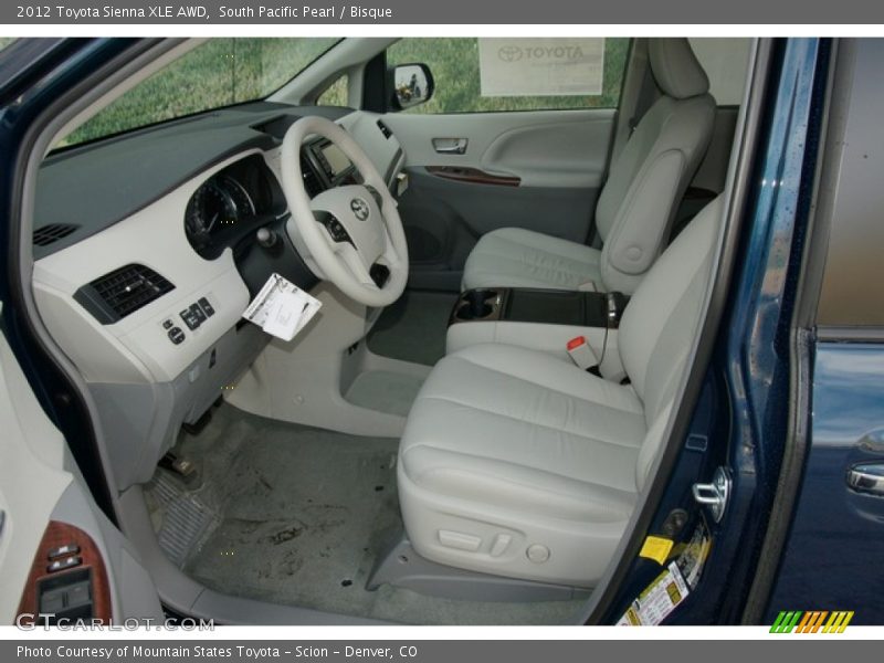 South Pacific Pearl / Bisque 2012 Toyota Sienna XLE AWD