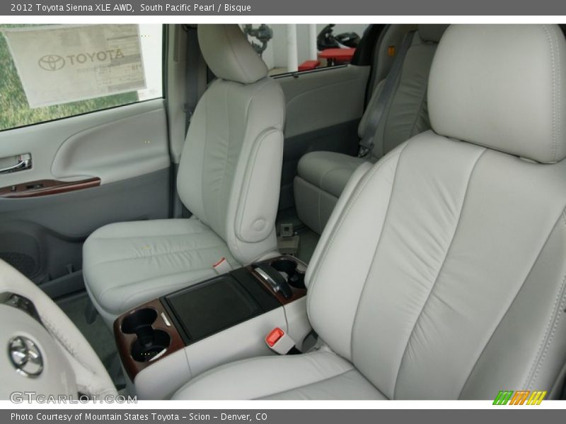 South Pacific Pearl / Bisque 2012 Toyota Sienna XLE AWD