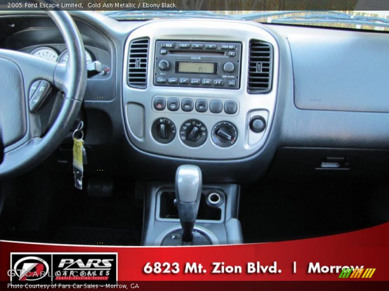 Gold Ash Metallic / Ebony Black 2005 Ford Escape Limited