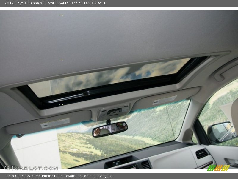 South Pacific Pearl / Bisque 2012 Toyota Sienna XLE AWD