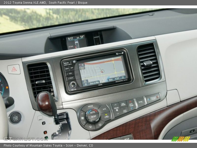 South Pacific Pearl / Bisque 2012 Toyota Sienna XLE AWD