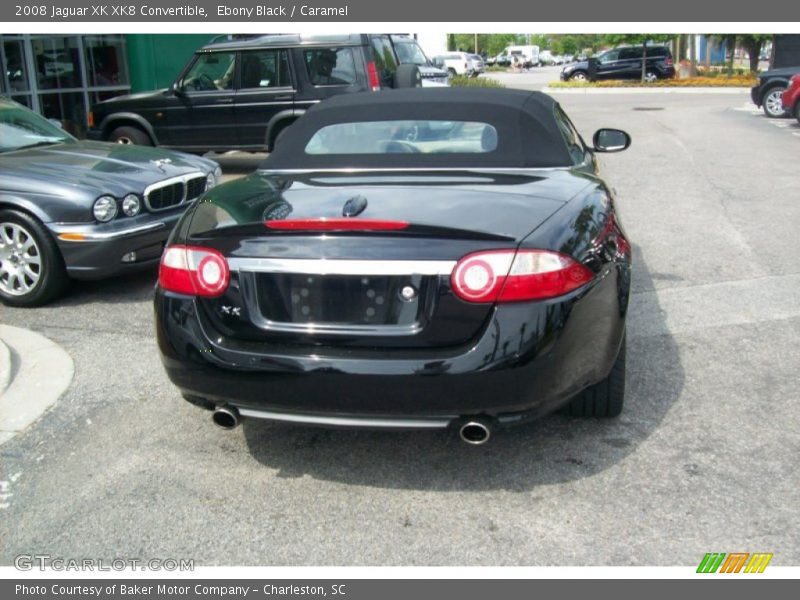 Ebony Black / Caramel 2008 Jaguar XK XK8 Convertible
