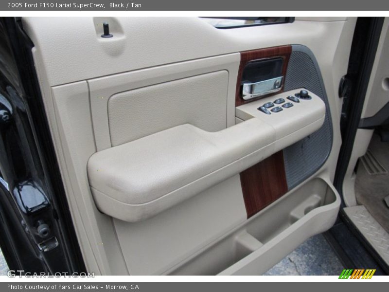 Black / Tan 2005 Ford F150 Lariat SuperCrew