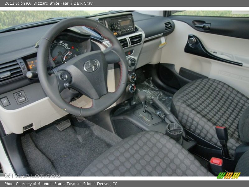 Dark Gray Interior - 2012 iQ  