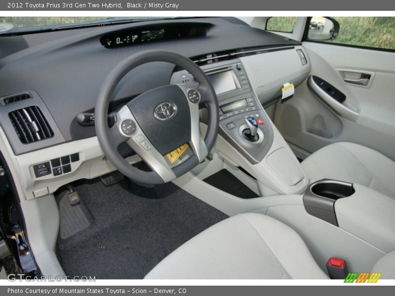 Black / Misty Gray 2012 Toyota Prius 3rd Gen Two Hybrid