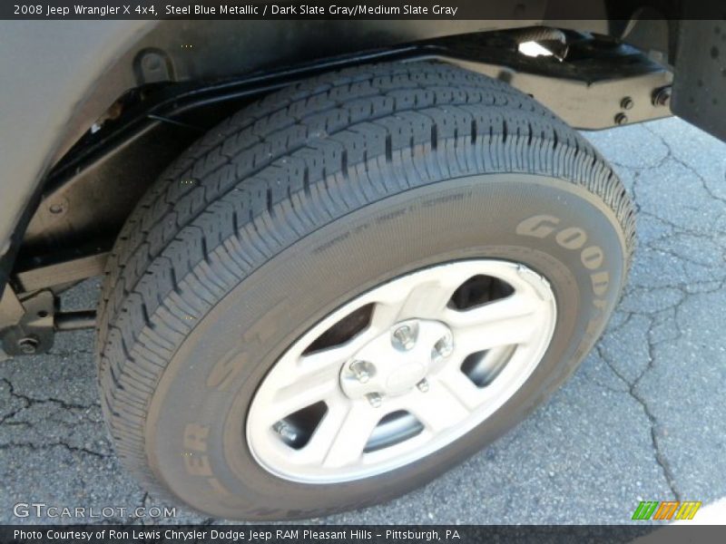 Steel Blue Metallic / Dark Slate Gray/Medium Slate Gray 2008 Jeep Wrangler X 4x4
