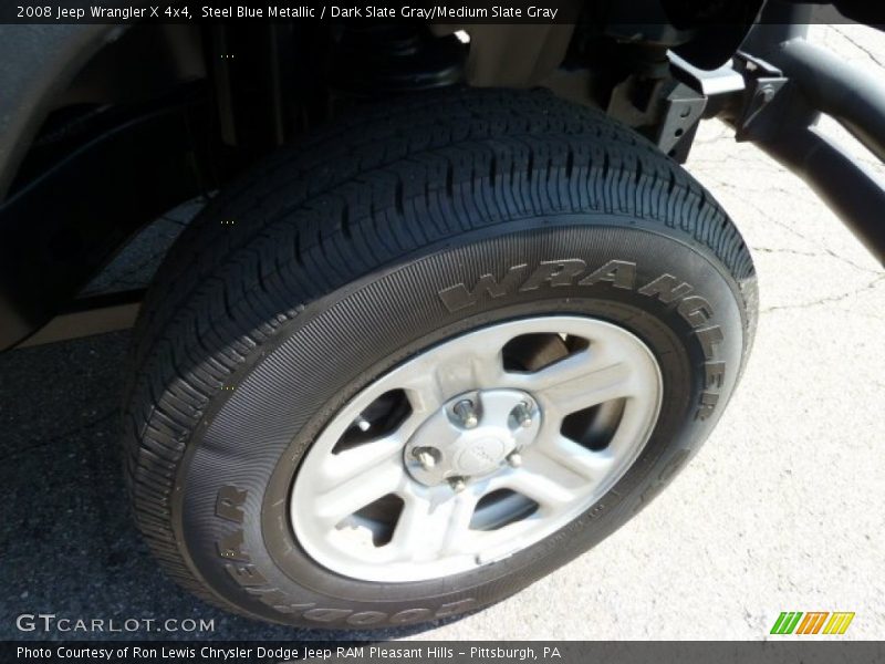Steel Blue Metallic / Dark Slate Gray/Medium Slate Gray 2008 Jeep Wrangler X 4x4