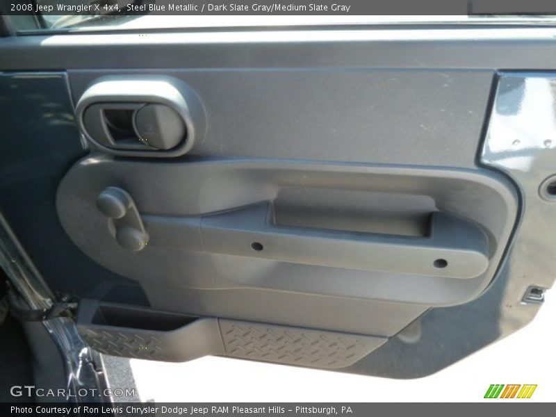 Steel Blue Metallic / Dark Slate Gray/Medium Slate Gray 2008 Jeep Wrangler X 4x4