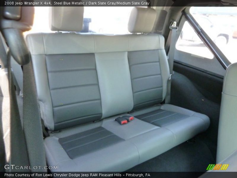 Steel Blue Metallic / Dark Slate Gray/Medium Slate Gray 2008 Jeep Wrangler X 4x4