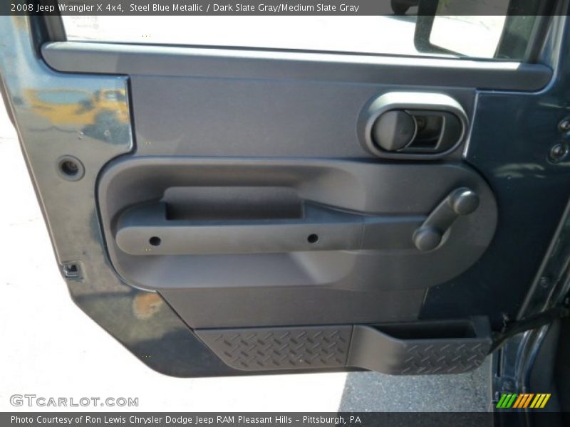 Steel Blue Metallic / Dark Slate Gray/Medium Slate Gray 2008 Jeep Wrangler X 4x4