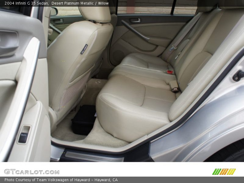 Desert Platinum Metallic / Willow 2004 Infiniti G 35 Sedan