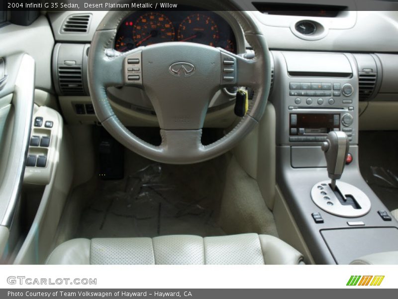 Desert Platinum Metallic / Willow 2004 Infiniti G 35 Sedan
