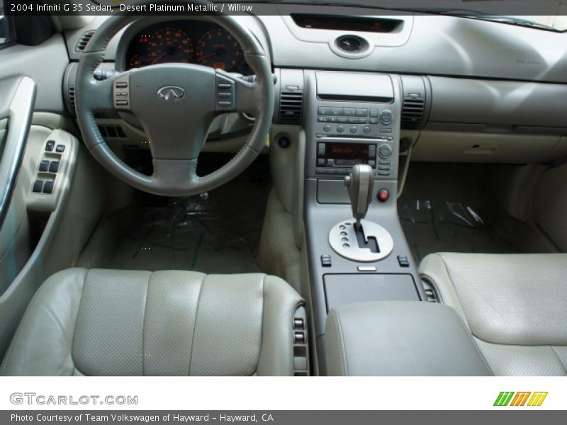 Desert Platinum Metallic / Willow 2004 Infiniti G 35 Sedan