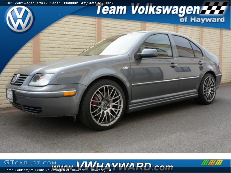 Platinum Grey Metallic / Black 2005 Volkswagen Jetta GLI Sedan