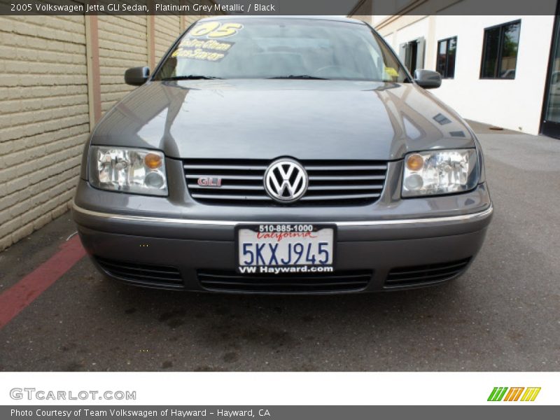 Platinum Grey Metallic / Black 2005 Volkswagen Jetta GLI Sedan