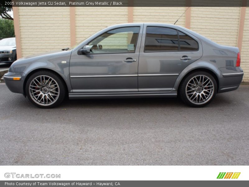 Platinum Grey Metallic / Black 2005 Volkswagen Jetta GLI Sedan