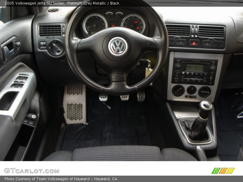 Platinum Grey Metallic / Black 2005 Volkswagen Jetta GLI Sedan