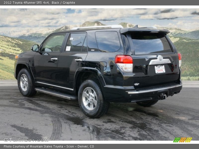 Black / Graphite 2012 Toyota 4Runner SR5 4x4