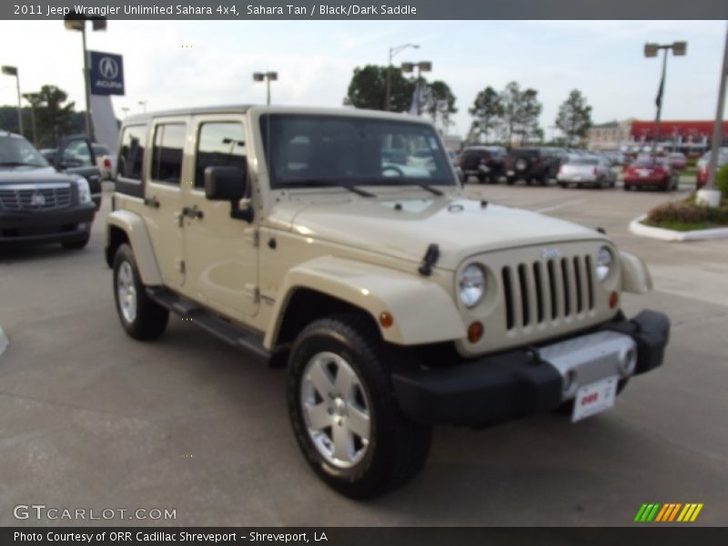 Sahara Tan / Black/Dark Saddle 2011 Jeep Wrangler Unlimited Sahara 4x4