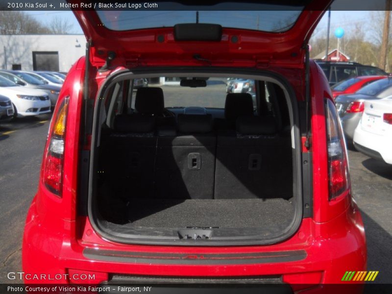 Molten Red / Black Soul Logo Cloth 2010 Kia Soul +