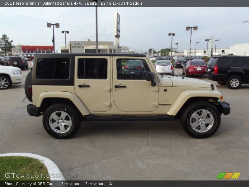 Sahara Tan / Black/Dark Saddle 2011 Jeep Wrangler Unlimited Sahara 4x4