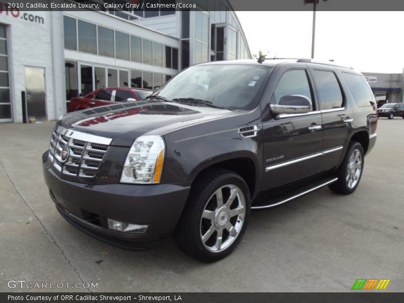 Galaxy Gray / Cashmere/Cocoa 2010 Cadillac Escalade Luxury