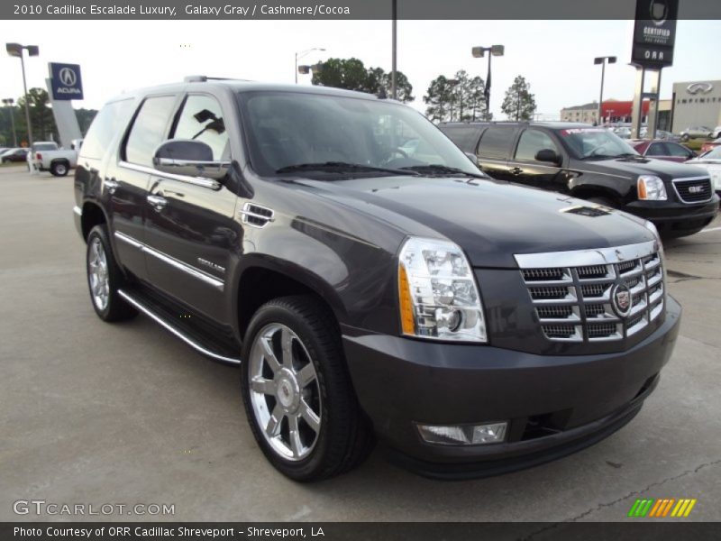 Galaxy Gray / Cashmere/Cocoa 2010 Cadillac Escalade Luxury
