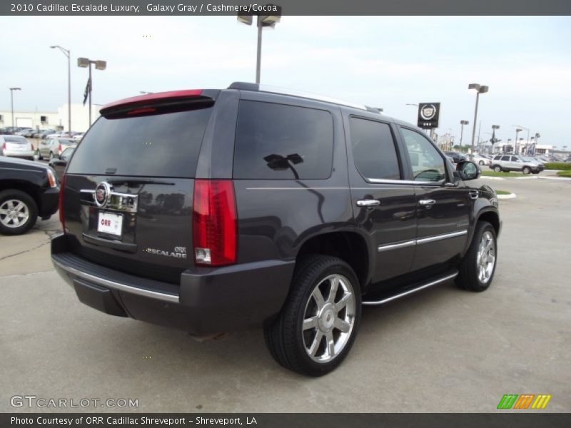 Galaxy Gray / Cashmere/Cocoa 2010 Cadillac Escalade Luxury