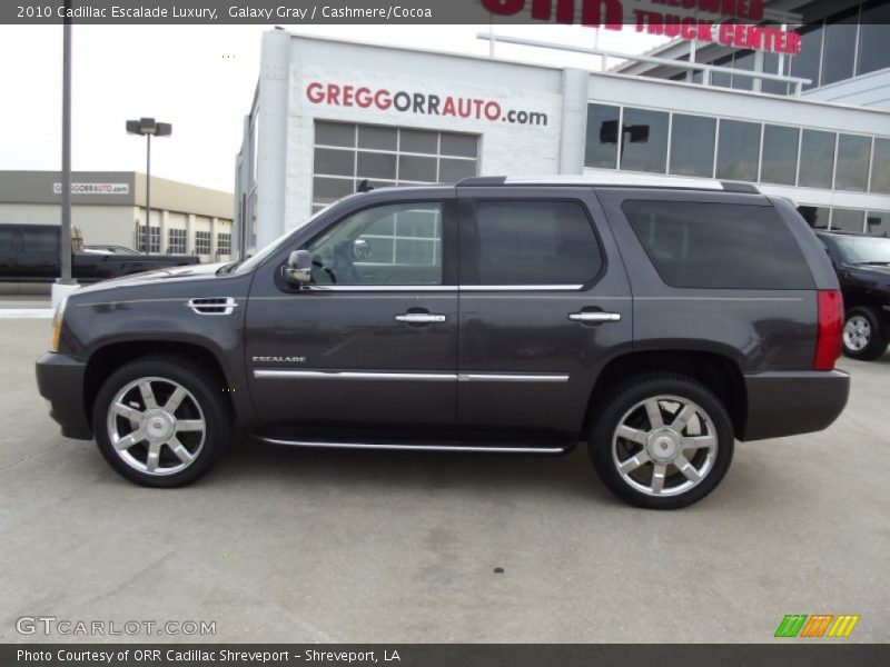 Galaxy Gray / Cashmere/Cocoa 2010 Cadillac Escalade Luxury