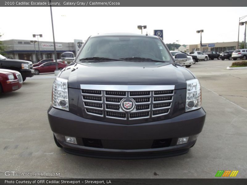 Galaxy Gray / Cashmere/Cocoa 2010 Cadillac Escalade Luxury