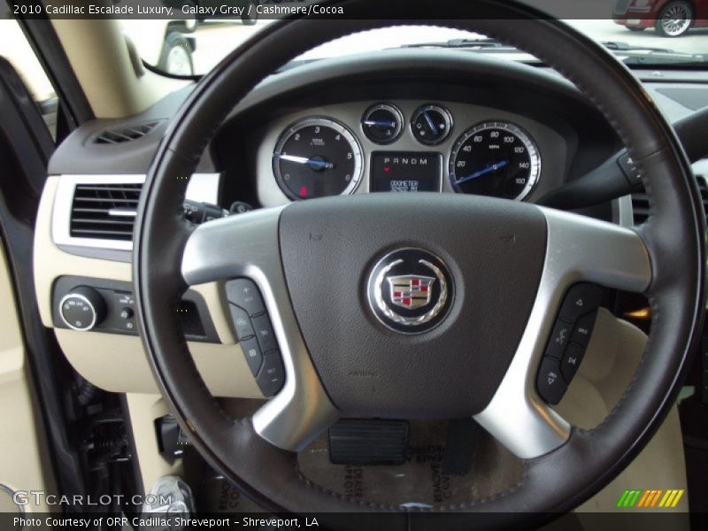 Galaxy Gray / Cashmere/Cocoa 2010 Cadillac Escalade Luxury