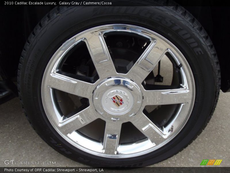 Galaxy Gray / Cashmere/Cocoa 2010 Cadillac Escalade Luxury