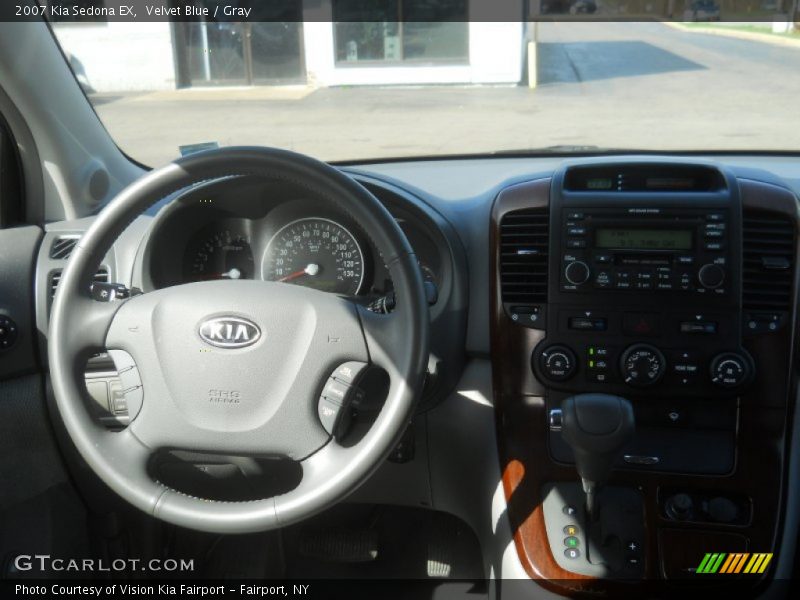 Velvet Blue / Gray 2007 Kia Sedona EX