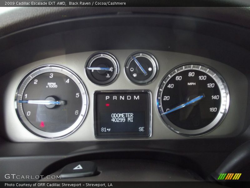  2009 Escalade EXT AWD EXT AWD Gauges
