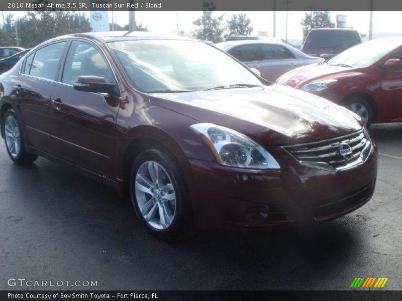 Tuscan Sun Red / Blond 2010 Nissan Altima 3.5 SR