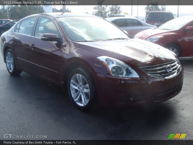 Tuscan Sun Red / Blond 2010 Nissan Altima 3.5 SR