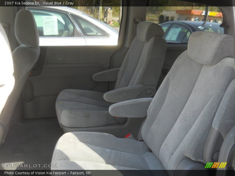 Velvet Blue / Gray 2007 Kia Sedona EX