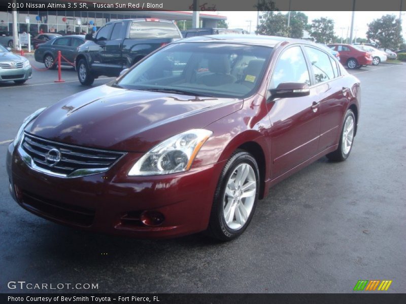 Tuscan Sun Red / Blond 2010 Nissan Altima 3.5 SR