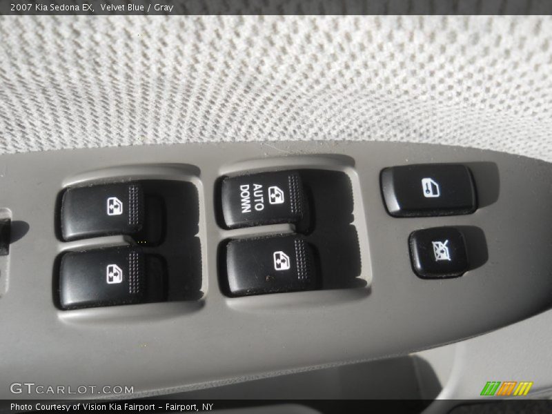 Velvet Blue / Gray 2007 Kia Sedona EX