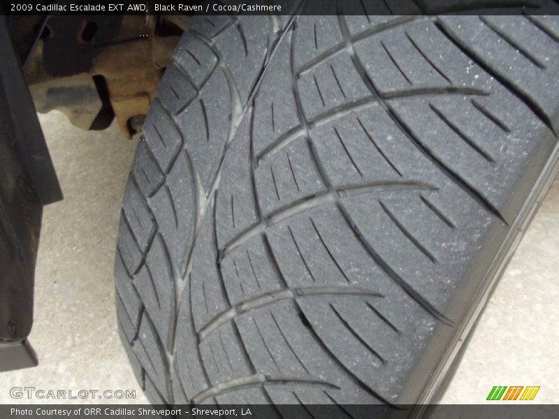 Black Raven / Cocoa/Cashmere 2009 Cadillac Escalade EXT AWD