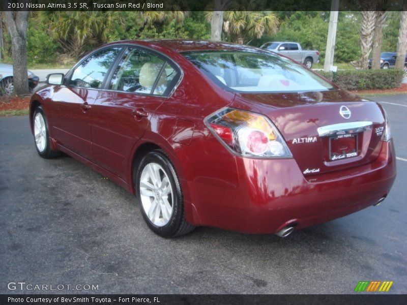 Tuscan Sun Red / Blond 2010 Nissan Altima 3.5 SR